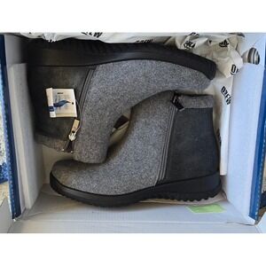 Drew Kool WomensGreySuede Flannel AnkleBootsOrthotic Friendly 19178-43 Size 8.5M